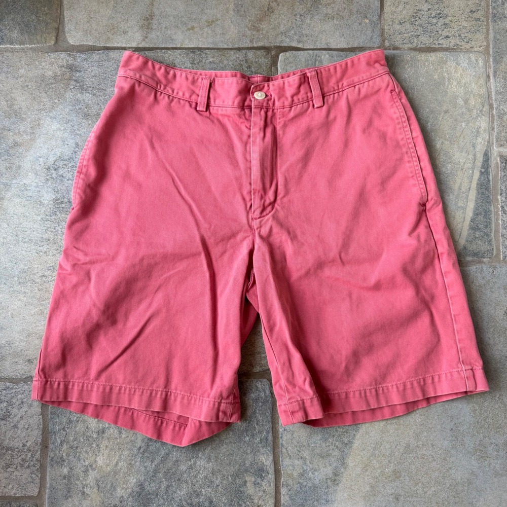 Rare Y2K Vineyard Vines by Shep‎ & Ian Pink Cotton Twill Club Shorts Men's Sz 30